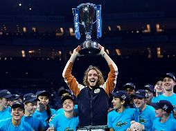 Tsitsipas es el mejor tenista de la temporada. EFE / W. Oliver