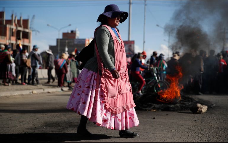 Indígenas han salido a protestar tras el golpe al Gobierno de Evo Morales. La CIDH reporta 20 muertos y más de 500 heridos a causa de las manifestaciones. AP. Pisarenko