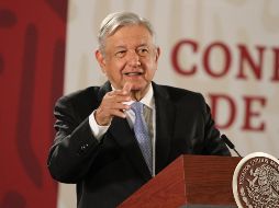 En su conferencia matutina, López Obrador indicó que le expresó sus felicitaciones a Graue ayer lunes, durante la entrega de premios de Arquitectura e Ingeniería. NTX/G. Durán