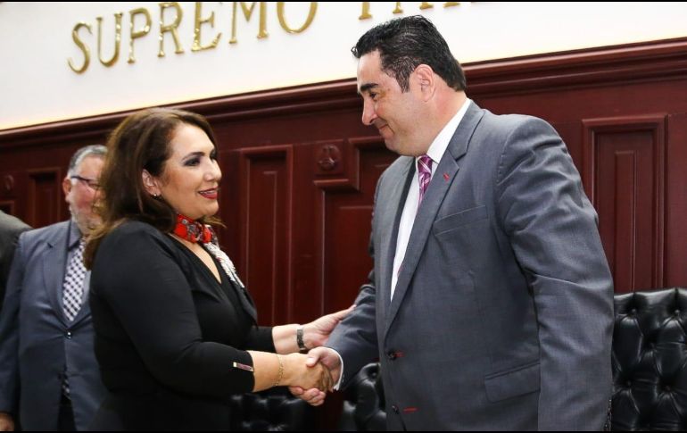 La magistrada se dice satisfecha de finalmente asumir el cargo para el que fue designada desde septiembre de 2017. EL INFORMADOR/ R. Rivas