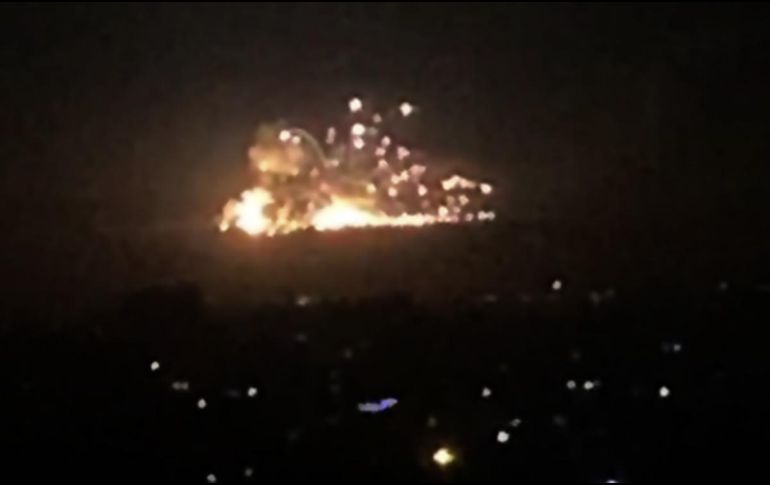 Israel ha atacado por segundo día consecutivo la capital siria, aunque el ataque de ayer no lo confirmó. AFP
