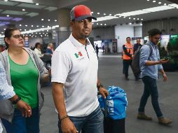 El mánager del equipo tricolor a su llegada a la Ciudad de México. SUN