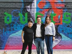 Organizadores de izquierda a derecha: Karla Delgadillo, Carlos Santoscoy y Corina Shenkel. EL INFORMADOR / N. Gutiérrez