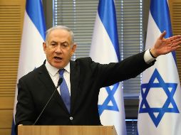 En conferencia de prensa, Netanyahu indicó que era el momento de 