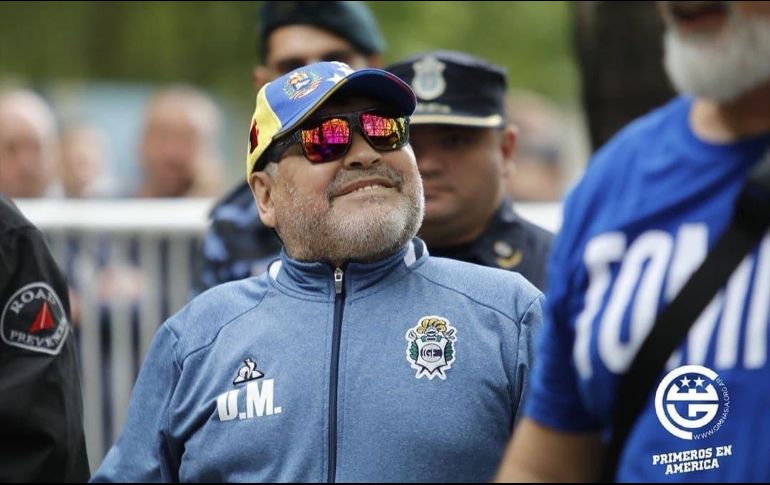 Maradona se dijo contento de regresar al cuadro argentino. INSTAGRAM / @gimnasia_oficial
