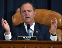 Las declaraciones de Schiff (imagen) se dan tras cinco días de audiencias públicas para determinar un posible juicio político contra Trump. EFE/B. O'Leary