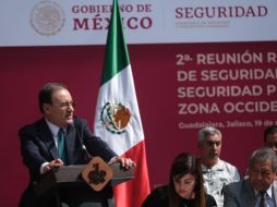 Alfonso Durazo Montaño defendió su hipótesis sobre un probable punto de inflexión en la incidencia de homicidios. TWITTER/AlfonsoDurazo