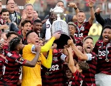 River Plate manejó el partido con orden e inteligencia, pero no supo liquidar el duelo y la ráfaga de Flamengo fue fulminante. AP/E. Arias