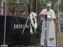 El Papa Francisco lleva su mensaje de paz a la ciudad japonesa de Nagasaki. AFP/V. Pinto