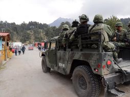 El operativo de decenas de elementos de la Guardia Nacional, policías estatales y municipales se extiende en municipios aledaños que donde hay salidas del Nevado de Toluca. SUN