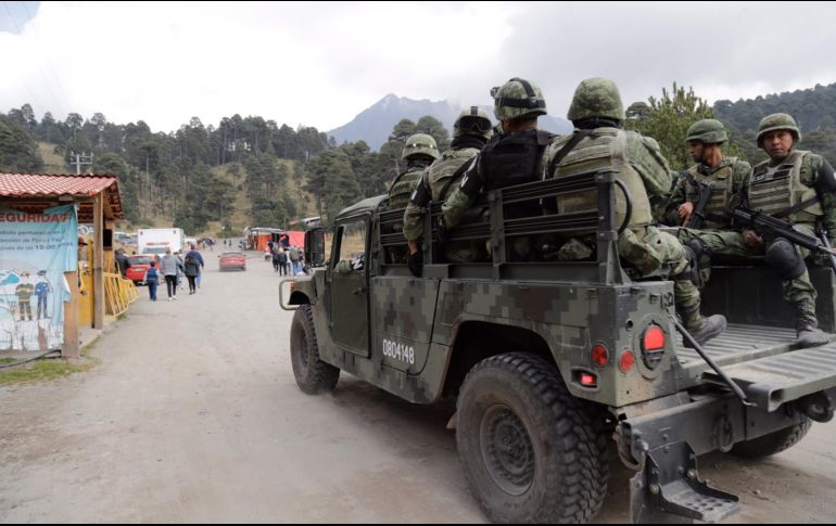 El operativo de decenas de elementos de la Guardia Nacional, policías estatales y municipales se extiende en municipios aledaños que donde hay salidas del Nevado de Toluca. SUN