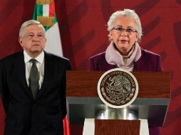 La titular de la Segob, Olga Sánchez Cordero afirmó que el tema es prioritario para el actual gobierno federal, y que las acciones son conjuntas y coordinadas entre varias dependencias. NTX / J. Lira