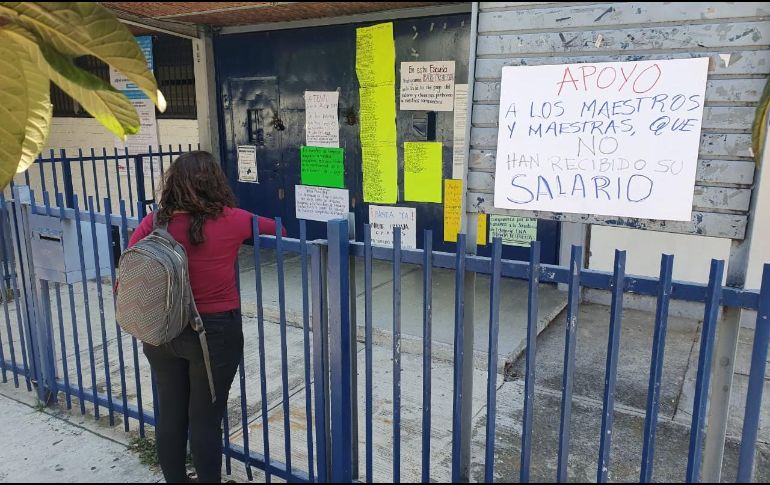 Hoy más de 60 mil maestros federalizados hicieron un paro de labores en Jalisco. EL INFORMADOR / P. López