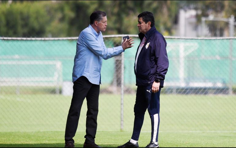 Tena y Peláez trabajarán de la mano en Chivas para el Clausura 2020. Imago7 / ARCHIVO