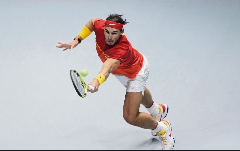 Rafael Nadal, quien conquistó con España la Copa Davis, encabeza la lista como el número uno del mundo. AFP