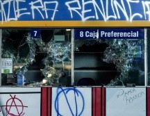 Numerosos negocios han sido destrozados en actos vandálicos en las últimas semanas. GETTY IMAGES