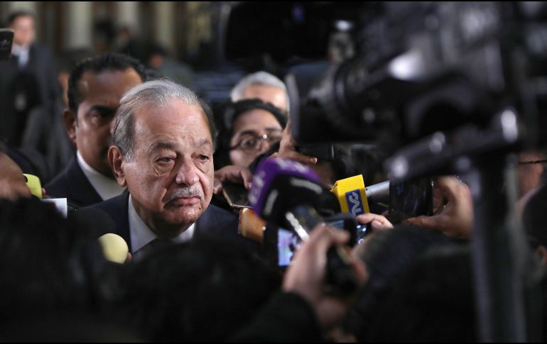 Carlos Slim resaltó que hay confianza para la inversión. EFE/S. Gutiérrez