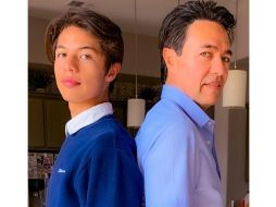 Cibernautas coinciden en el gran parecido entre Gustavo Adolfo y su hijo. INSTAGRAM / priscila_angel1