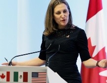Freeland preveía reunirse el miércoles con el representante comercial estadounidense Robert Lighthizer y el subsecretario para América del Norte de la cancillería mexicana, Jesús Seade. NTX/ ARCHIVO