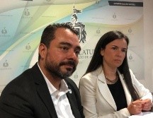 Óscar Javier Ramírez Castellanos, regidor de Zapopan,  y la diputada Mirza Flores Gómez. EL INFORMADOR/R. Rivas