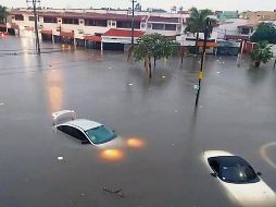 En Mazatlán, un estadio de beisbol y varias colonias resultaron afectadas. ESPECIAL