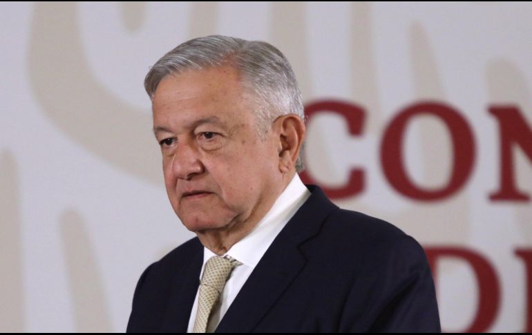 El Presidente López Obrador participa este viernes en su conferencia matutina, en Ciudad de México. EFE/S. Gutiérrez