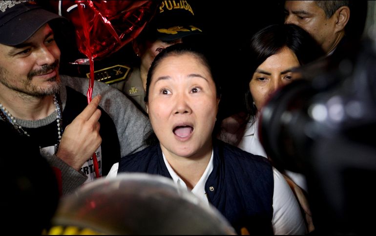 Considerada como la persona más poderosa de Perú entre 2016-2018, la hija del ex presidente alberto Fujimori fue enviada a prisión preventiva el 31 de octubre de 2018. AP / M. Mejía