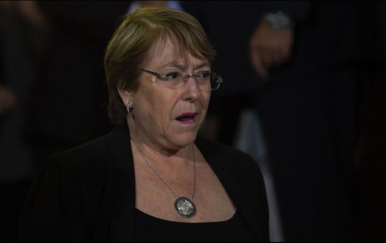 Se le acusa a Michelle Bachelet por instar a las autoridades de Hong Konga a investigar un posible uso excesivo de la fuerza por parte de los policías en protestas de la ciudad asiática. AFP / ARCHIVO