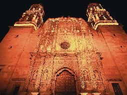 Catedral de Zacatecas. Una de las estampas más bellas de la ciudad. En su interior, el retablo mayor es una espectacular obra del artista Javier Marín. EL INFORMADOR / F. González