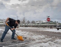 El clima causó el retraso o cancelación de varios vuelos. EFE/R. D'Elia