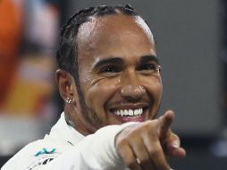 Hamilton agradeció los halagos que hizo de él Mattia Binotto, director de Ferrari. El británico termina contrato con Mercedes al final de la temporada 2020. EFE / A. Haider