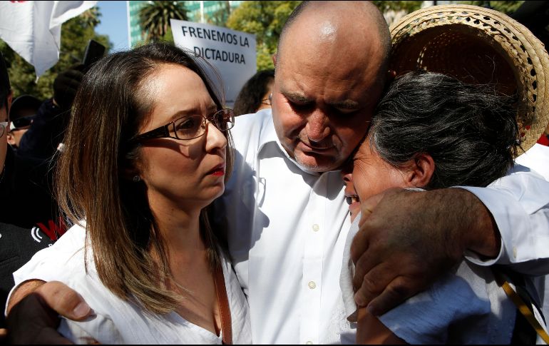 Julián reiteró que su intención es ayudar al Presidente López Obrador para detener la masacre del país. AP / G. Riquelme