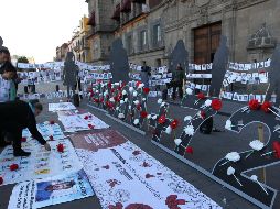 Entre los asistentes se encontraba Guadalupe Aguilar, presidenta de Familias Unidas por Nuestros Desaparecidos Jalisco (Fundej). EFE/ ARCHIVO