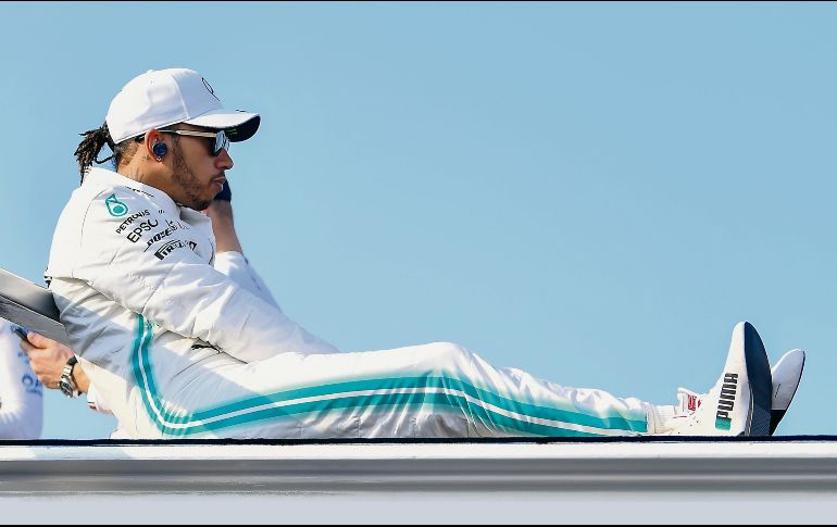 Lewis Hamilton acecha las marcas de Michael Schumacher en grandes premios y campeonatos ganados. AFP/A. Isakovic