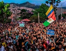 Desde el 21 de noviembre ríos de personas se movilizan a diario en diferentes ciudades de Colombia. AFP/J. Sarmiento