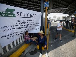 El GAP pide a las autoridades correspondientes que cumplan y ejecuten la orden de desalojar a los ejidatarios que tienen más de dos semanas ocupando el estacionamiento. EL INFORMADOR / ARCHIVO