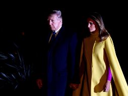 Donald Trump se encuentra en el ojo del huracán; sería el tercer mandatario enjuiciado. EFE/N. Hall