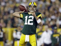 Aaron Rodgers tuvo cuatro pases de anotación ante los Giants de Nueva York. AP/Archivo