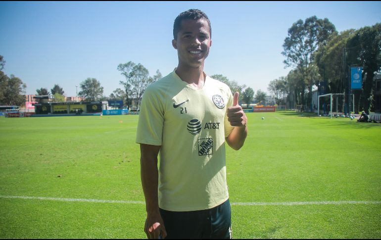 Dos Santos se dijo contento de regresar a la actividad tras sufrir una lesión en el Clásico Nacional ante Chivas. Imago7 / R. Vadillo