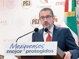 El fiscal Alejandro Gómez ofreció declaraciones a periodistas tras reunirse con empresarios de la Concaem. SUN/ARCHIVO