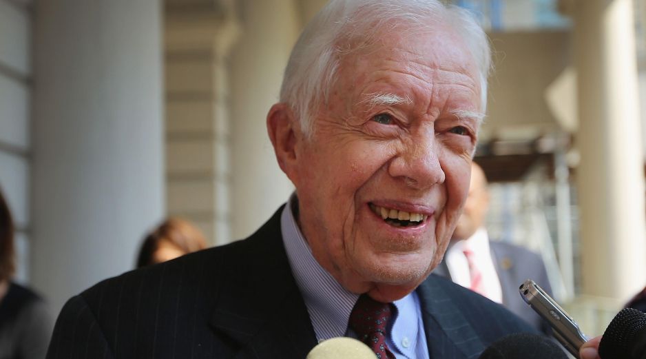 Carter, quien ocupó la Casa Blanca entre 1977 y 1981, colocó a los derechos humanos y la justicia social como prioridades en su gestión. AFP/GETTY IMAGES