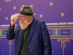 Frank Miller ofreció una conferencia de prensa en la FIL. EFE / B. de Niz