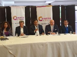 La agrupación política Confío en México durante el foro “Inseguridad: el reto a vencer”. EL INFORMADOR / Y. Mora