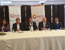 La agrupación política Confío en México durante el foro “Inseguridad: el reto a vencer”. EL INFORMADOR / Y. Mora