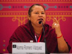 Norma Romero Vázquez, fundadora del colectivo Las Patronas de la localidad de Guadalupe, Veracruz. EL INFORMADOR/G. Gallo