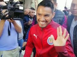 José Juan sonríe a su llegada para los exámenes de rigor. EL INFORMADOR/A. Ramírez