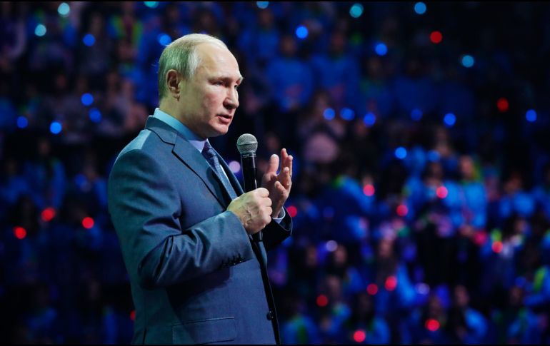 Putin insistió en que su gobierno no está interesado en una carrera armamentística y tampoco en el despliegue de misiles nucleares. AP/S. Zhumatov