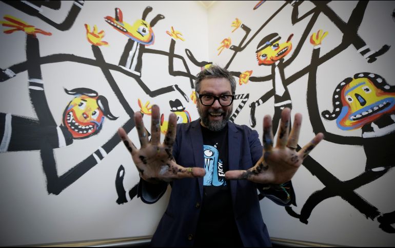 El ilustrador Liniers plasmó a “todos”, porque, según sus palabras, “somos unos bichos raros amarillentos”. EL INFORMADOR/F. Atilano