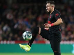 Héctor Herrera fue titular y participó 84 minutos. TWITTER / @Atleti
