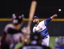 Luego de haber dominado a la ofensiva visitante en el primer capítulo, Marco Tovar perdió el control en la lomita. FACEBOOK/CharrosBeisbolOficial